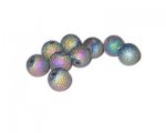 10mm Luster Druzy-Style Electroplated Glass Bead, approx. 19 bea 10mm Luster Druzy-Style Electroplated Glass Bead, approx. 19 bea
