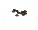 6mm Bronze Flower Metal Spacer Bead, 10 beads
