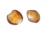 24mm Orange Lampwork Glass Bead, 2 beads 24mm Orange Lampwork Glass Bead, 2 beads
