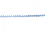 4mm Sky Blue Semi-Opaque Bi-cone Glass Bead, 2 x 12" strings 4mm Sky Blue Semi-Opaque Bi-cone Glass Bead, 2 x 12" strings