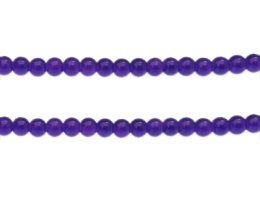 (image for) 6mm Grape Jade-Style Glass Bead, approx. 73 beads