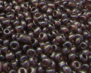 (image for) 11/0 Brown Transparent Glass Seed Beads, 1oz. bag