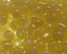 (image for) 6/0 Soft Yellow Opaque Glass Seed Bead, 1oz. Bag