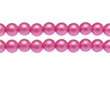 (image for) 10mm Bubblegum Glass Pearl Bead, approx. 22 beads