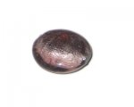 30mm Soft Plum Foil Pillow Handmade Lampwork Glass Bead 30mm Soft Plum Foil Pillow Handmade Lampwork Glass Bead