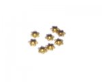 6mm Gold Spacer Metal Bead, approx. 16 beads 6mm Gold Spacer Metal Bead, approx. 16 beads