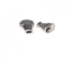 16mm Silver Metal Cone, 2 cones