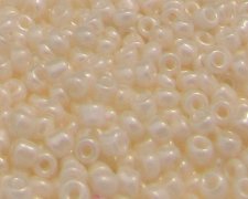 (image for) 11/0 Off-White Ceylon Glass Seed Beads, 1oz. bag