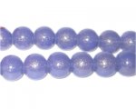 10mm Purple Pearlised Glass Bead, approx. 24 beads 10mm Purple Pearlised Glass Bead, approx. 24 beads