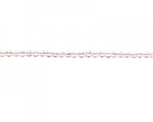 4mm Pink Faceted Glass Bead, 2 x 12" strings