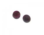 20mm Plum Foil Lampwork Glass Bead, 2 beads 20mm Plum Foil Lampwork Glass Bead, 2 beads