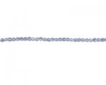 3mm Light Purple Bi-cone Glass Bead, 2 x 12" strings 3mm Light Purple Bi-cone Glass Bead, 2 x 12" strings