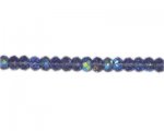 8 x 6mm Purple AB Finish Faceted Rondelle Glass Bead, 13" string 8 x 6mm Purple AB Finish Faceted Rondelle Glass Bead, 13" string