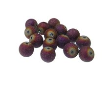 (image for) Approx. 1oz. 10mm Purple Druzy-Style Glass Beads