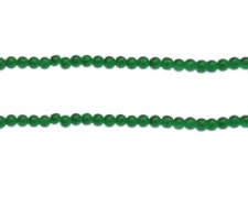 (image for) 4mm Emerald Jade-Style Glass Bead, approx. 100 beads