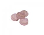 16mm Pink Foil Lampwork Glass Bead, 5 beads 16mm Pink Foil Lampwork Glass Bead, 5 beads