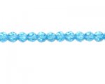 8mm Turquoise Faceted Glass Bead, 13" string 8mm Turquoise Faceted Glass Bead, 13" string