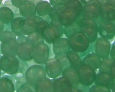 (image for) 6/0 Green Transparent Glass Seed Bead, 1oz. Bag