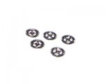 10mm Silver Cog Wheel Metal Steampunk Pendant, 15 pendants 10mm Silver Cog Wheel Metal Steampunk Pendant, 15 pendants