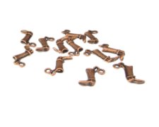 (image for) 16 x 12mm Boot Metal Copper Charm, approx. 12 charms