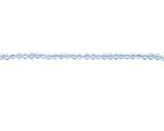 3mm Sky Blue Faceted Bi-cone Glass Bead, 2 x 12" strings 3mm Sky Blue Faceted Bi-cone Glass Bead, 2 x 12" strings