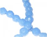 12mm Pale Purple Faceted Round Semi-Opaque Glass Bead, 12" strin 12mm Pale Purple Faceted Round Semi-Opaque Glass Bead, 12" strin