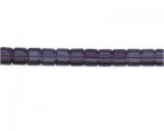 6mm Purple Faceted Cube Glass Bead, 13" string 6mm Purple Faceted Cube Glass Bead, 13" string