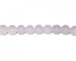 10mm Pink Pressed Glass Semi-Opaque Bead, 12" string 10mm Pink Pressed Glass Semi-Opaque Bead, 12" string