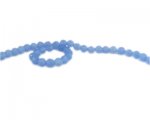 6mm Violet Semi-Opaque Faceted Glass Bead, 12" string 6mm Violet Semi-Opaque Faceted Glass Bead, 12" string
