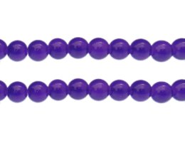 (image for) 10mm Grape Jade-Style Glass Bead, approx. 21 beads