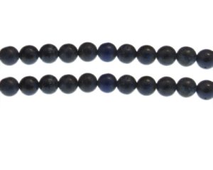 (image for) 8mm Dark Blue Gemstone Bead, approx. 23 beads