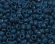 (image for) 11/0 Petrol Blue Opaque Glass Seed Beads, 1oz. bag
