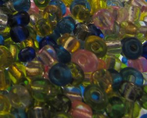 (image for) 6/0 Silver-Lined Glass Bead Mix, 1oz. bag