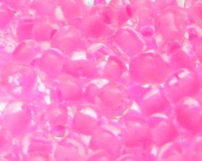 (image for) 6/0 Pink Inside-Color Glass Seed Bead, 1oz. Bag