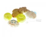Approx. 1.5 - 2oz. Daffodil Glass Bead Mix Approx. 1.5 - 2oz. Daffodil Glass Bead Mix