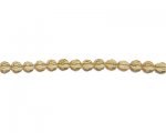8mm Champagne Faceted Glass Bead, 14" string 8mm Champagne Faceted Glass Bead, 14" string