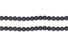 (image for) 4mm Black Onyx Gemstone Bead, approx. 100 beads