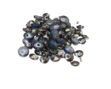 (image for) Approx. 1oz. x 6-8mm Bluey Glass Disc Beads