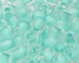 (image for) 6/0 Aqua Inside-Color Glass Seed Bead, 1oz. Bag