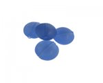 16mm Cornflower Blue Lampwork Glass Bead, 4 beads 16mm Cornflower Blue Lampwork Glass Bead, 4 beads