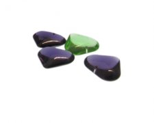 (image for) 20mm Random Heart Glass Bead, 4 beads