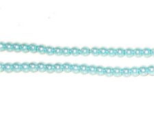 (image for) 4mm Round Pale Blue Glass Pearl Bead, approx. 113 beads