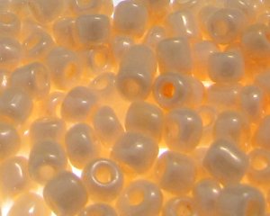 (image for) 6/0 Ivory Opaque Glass Seed Bead, 1oz. Bag