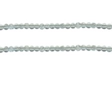 (image for) 4mm Ice Crackle Glass Bead, approx. 105 beads