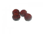16mm Golden Brown Faceted Glass Bead, 4 beads 16mm Golden Brown Faceted Glass Bead, 4 beads