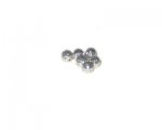 6mm Silver Metal Spacer Bead, 5 beads 6mm Silver Metal Spacer Bead, 5 beads