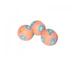 14mm Orange Flower Polymer Clay Bead, 10 beads 14mm Orange Flower Polymer Clay Bead, 10 beads