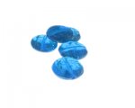 20mm Turquoise Foil Lampwork Glass Bead, 5 beads 20mm Turquoise Foil Lampwork Glass Bead, 5 beads