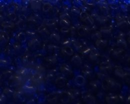 (image for) 11/0 Dark Blue Transparent Glass Seed Bead, 1oz. Bag