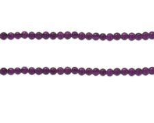(image for) 4mm Dark Purple Crackle Glass Bead, approx. 105 beads